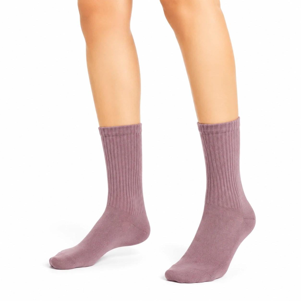 Socken Größe 35-38 Rosa gerippt für Alltag