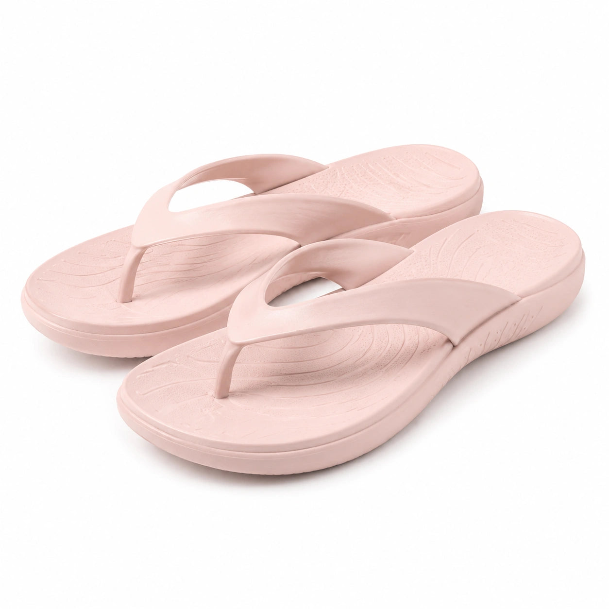 Zehentrenner Damen Größe 38/39 aus Schaumstoff Rosa für Freizeit mit Profilsohle
